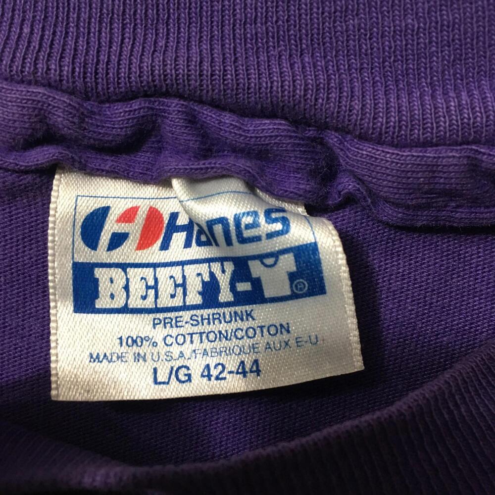 Vintage Honolulu Marathon Large Running Event Tee 1991 90s purple single stitch - Picture 5 of 11